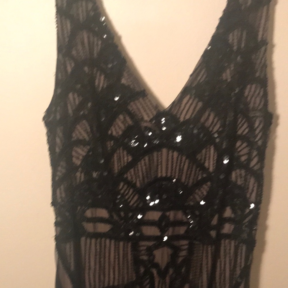Full length sequin dress